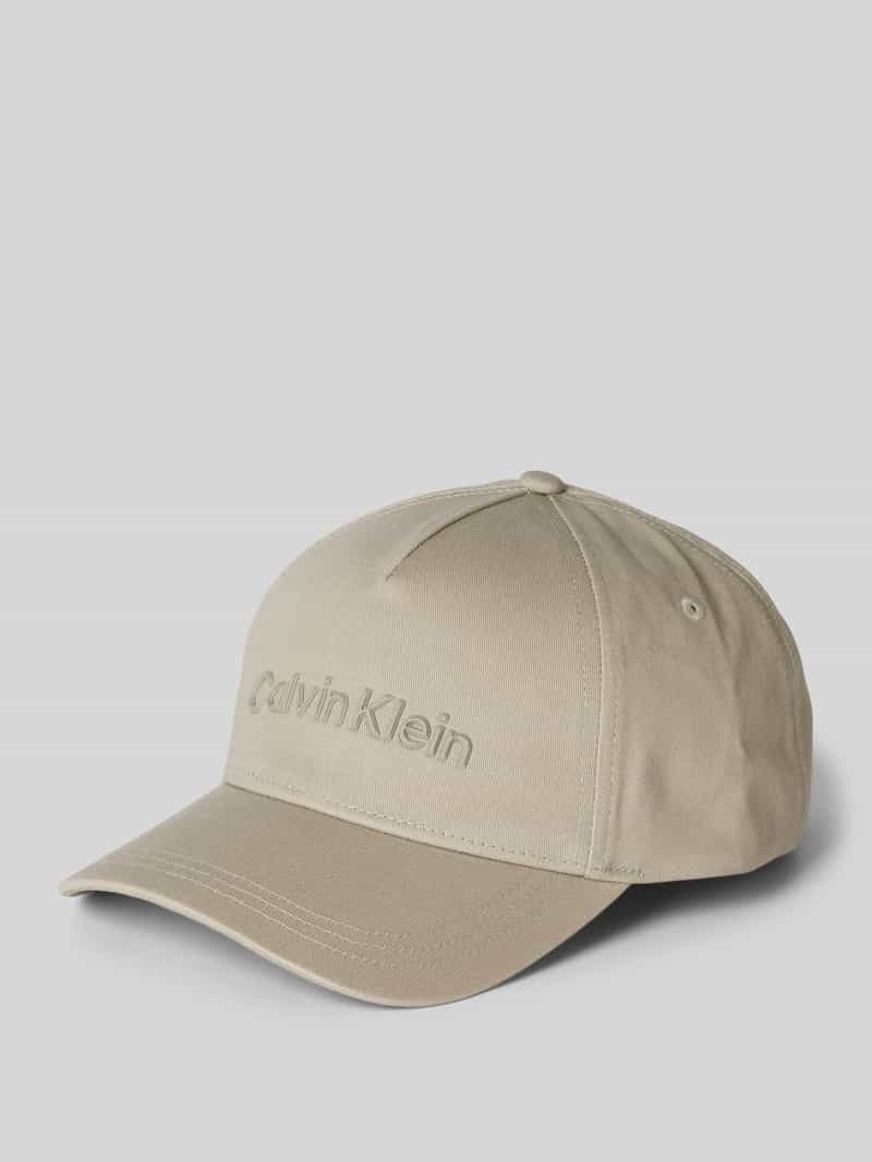 CK Calvin Klein Baseballpet met labelprint, model 'CK MUST'