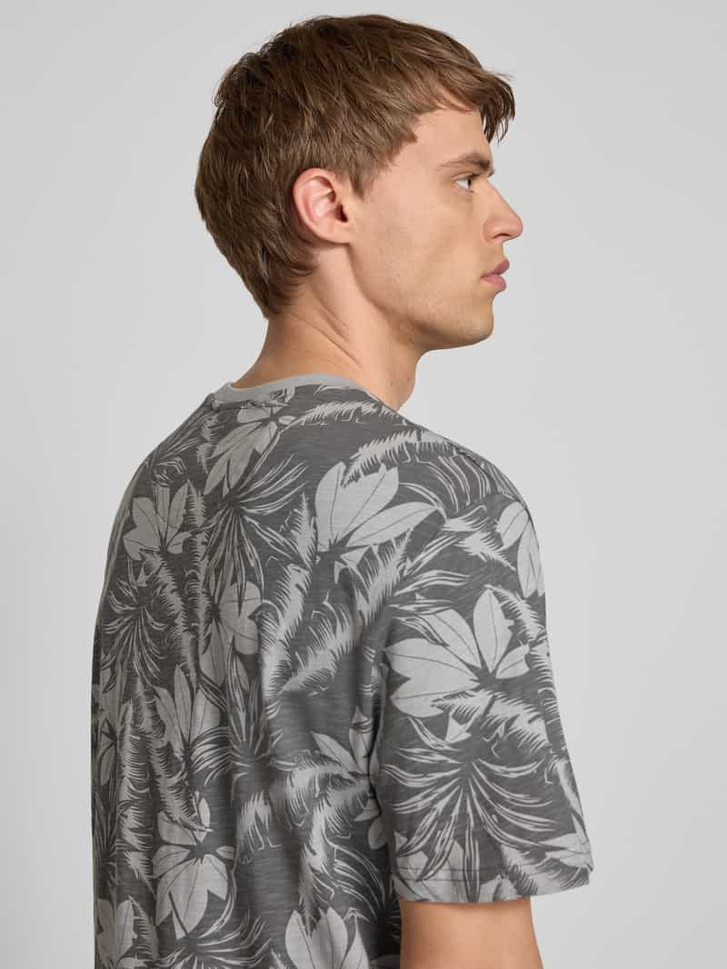 Only & Sons T-shirt met geribde ronde hals model 'PERRY'