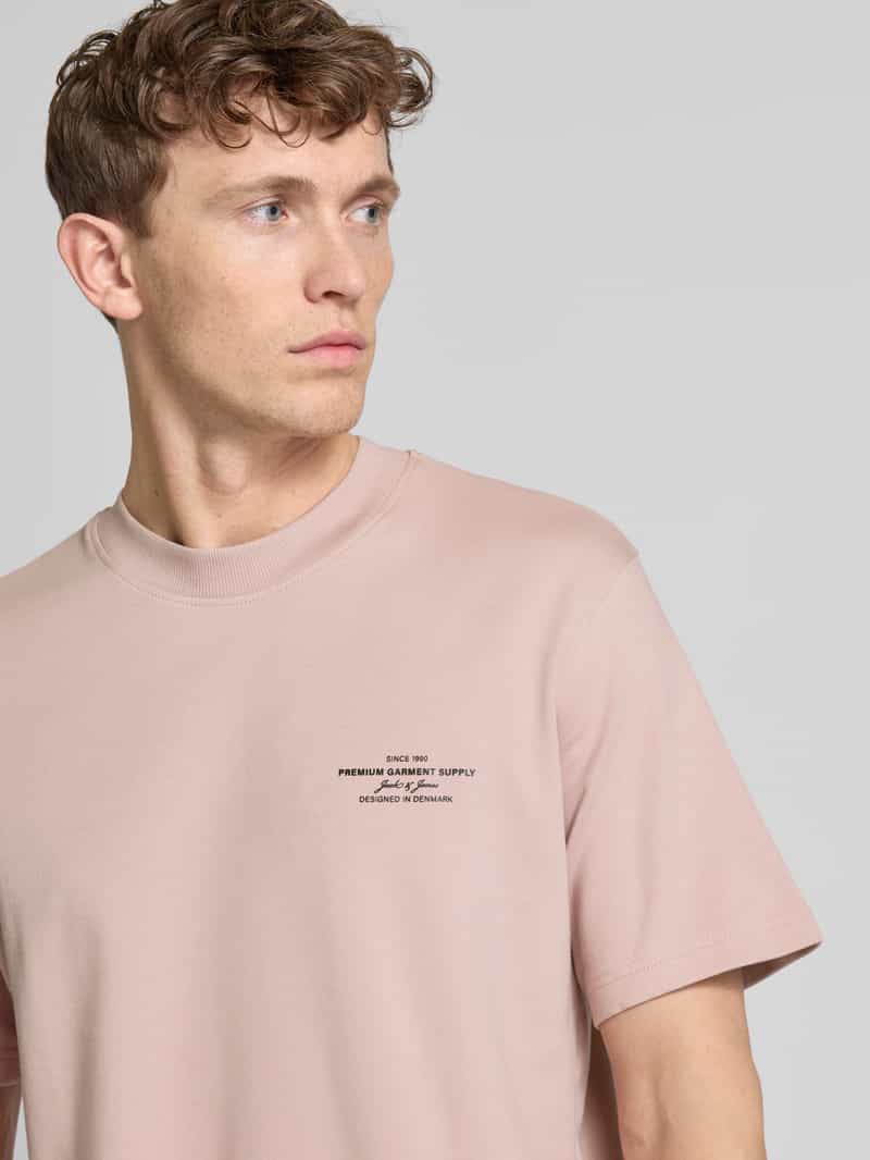 Jack & Jones Premium T-shirt met labelprint model 'LACHAD'