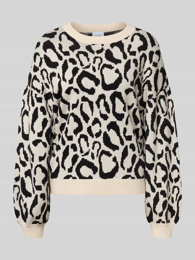 Vila Gebreide pullover met ribboorden model 'TIP'