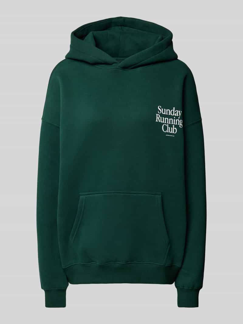 ANOTHER COTTON LAB Oversized hoodie met statementprint model 'Sunday Running Club'
