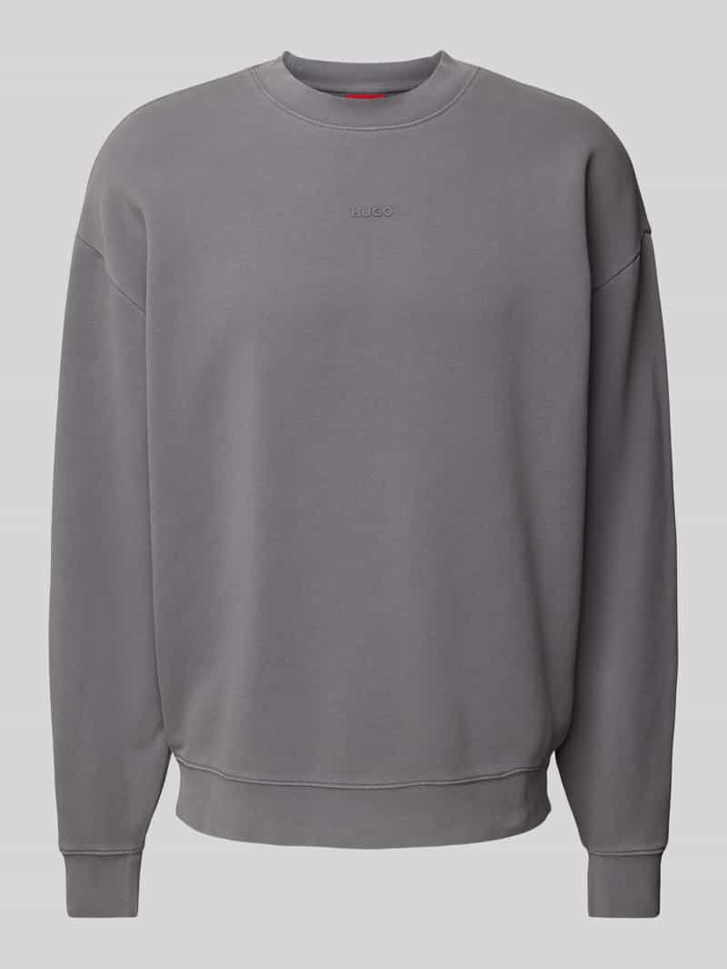 HUGO Sweatshirt met labeldetail model 'Dopaly'