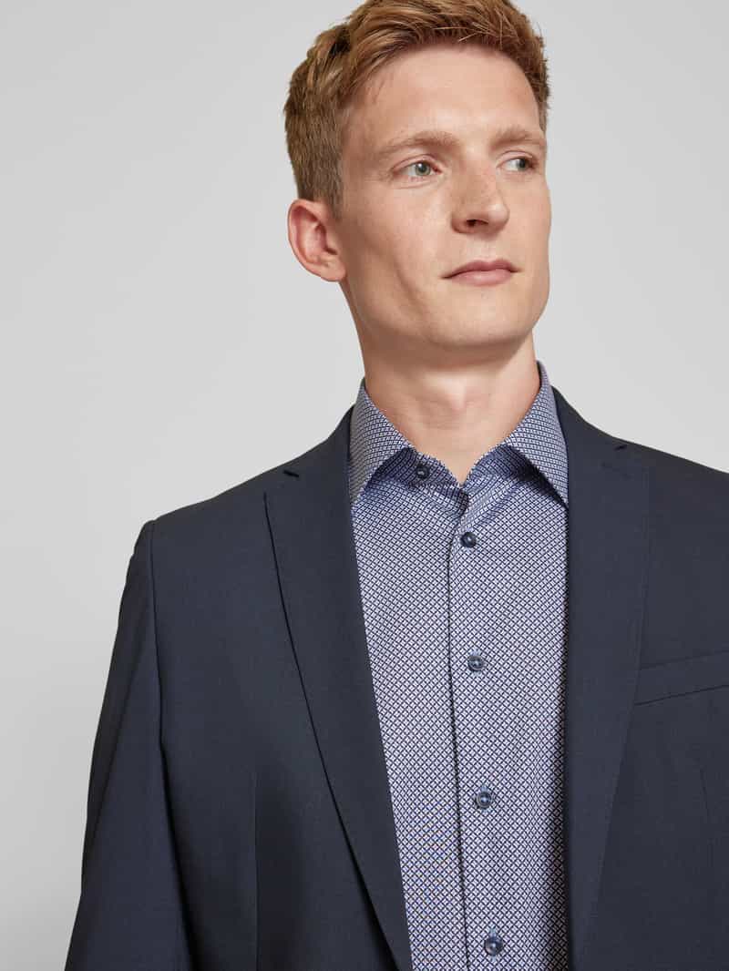 ETERNA REGULAR FIT Modern fit zakelijk overhemd met borstzak