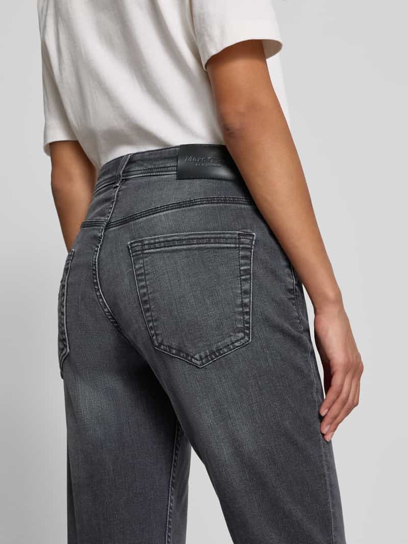 Marc O'Polo Mid waist boyfriend jeans van katoenmix model 'THEDA'
