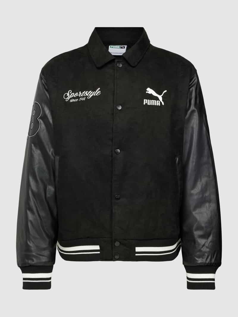 PUMA PERFORMANCE Collegejack met labelstitching