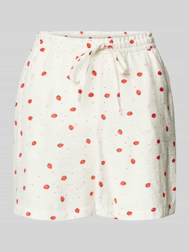 Vero Moda Korte regular fit broek met elastische band model 'ODETTE'