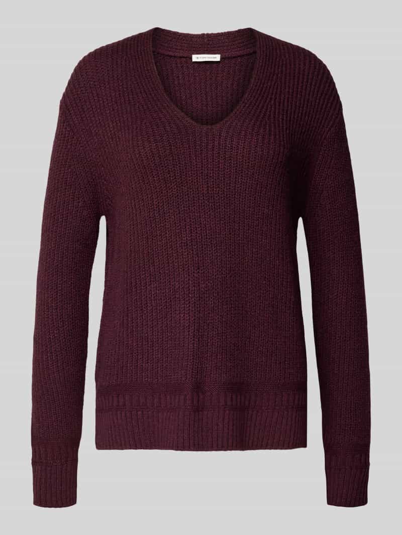 Tom Tailor Regular fit gebreide pullover van katoenmix