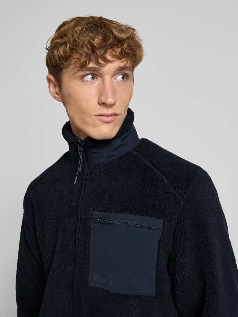 Only & Sons Regular fit jack van imitatiebont met mesh model 'DALLAS'