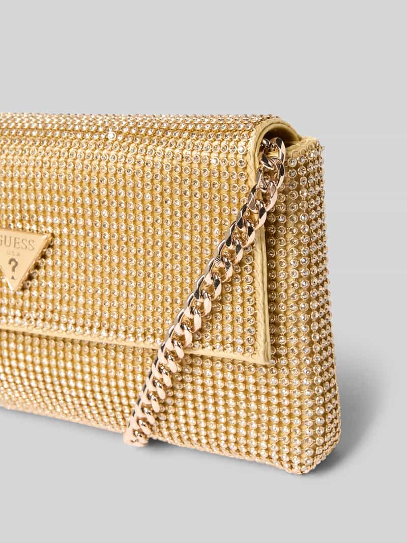 Guess Schoudertas met strass-steentjes model 'ZALINA'