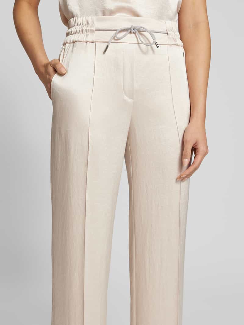 Marc Cain Straight leg broek met tunnelkoord