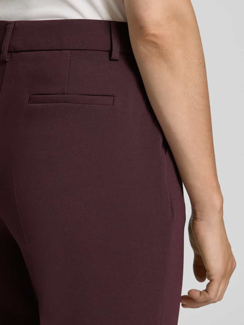 MORE & MORE Straight fit bandplooibroek met viscose
