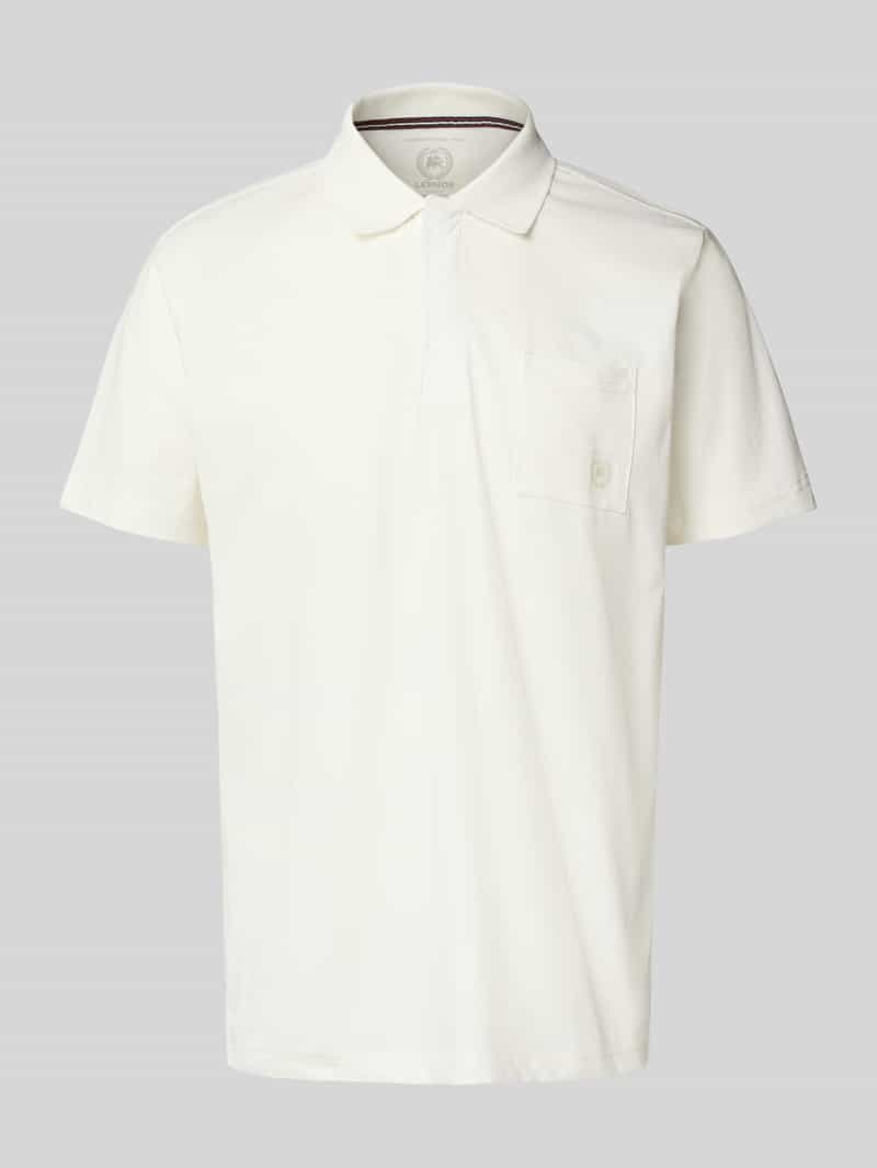 Lerros Regular fit poloshirt met borstzak