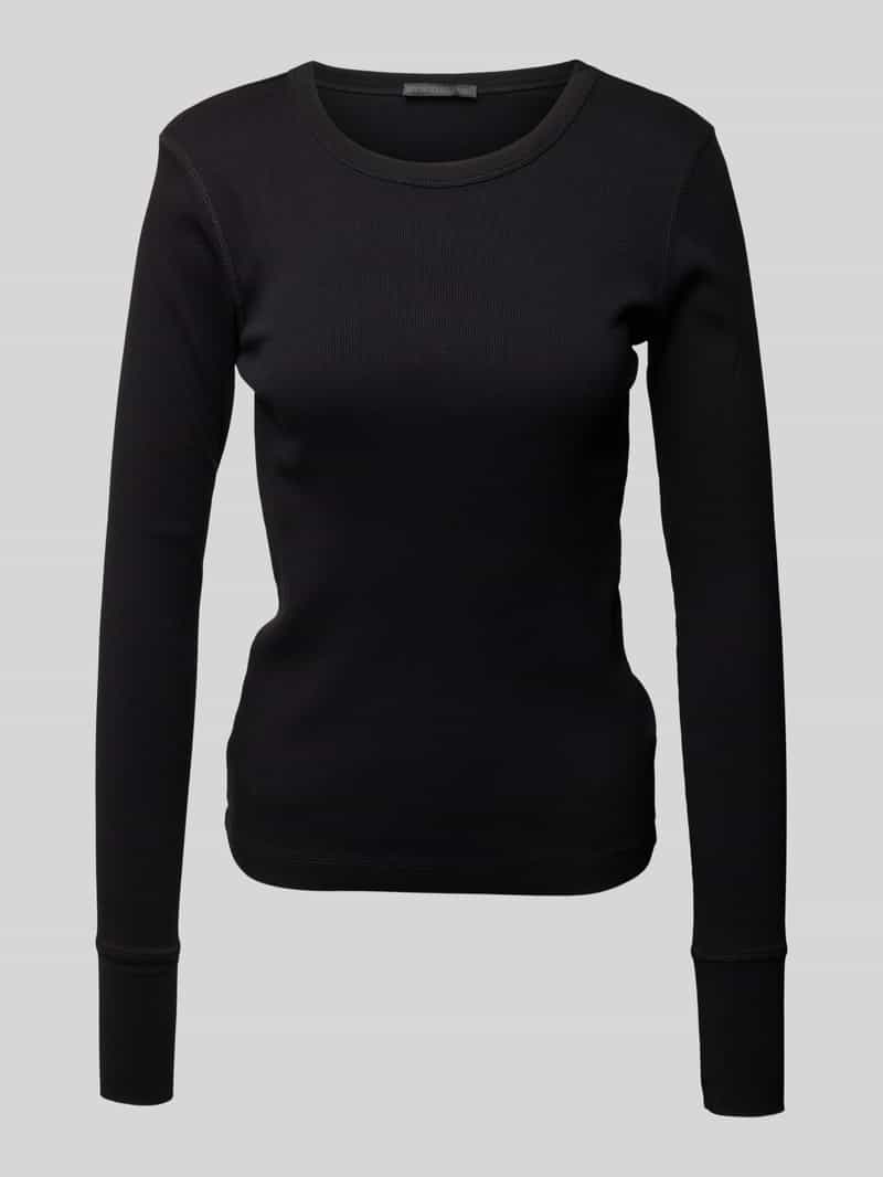 drykorn Shirt met lange mouwen en ronde hals model 'NURIT'