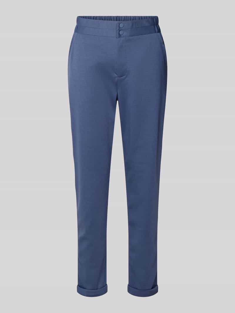 FREE QUENT Slim fit stoffen broek met vaste boorden model 'Nanni'