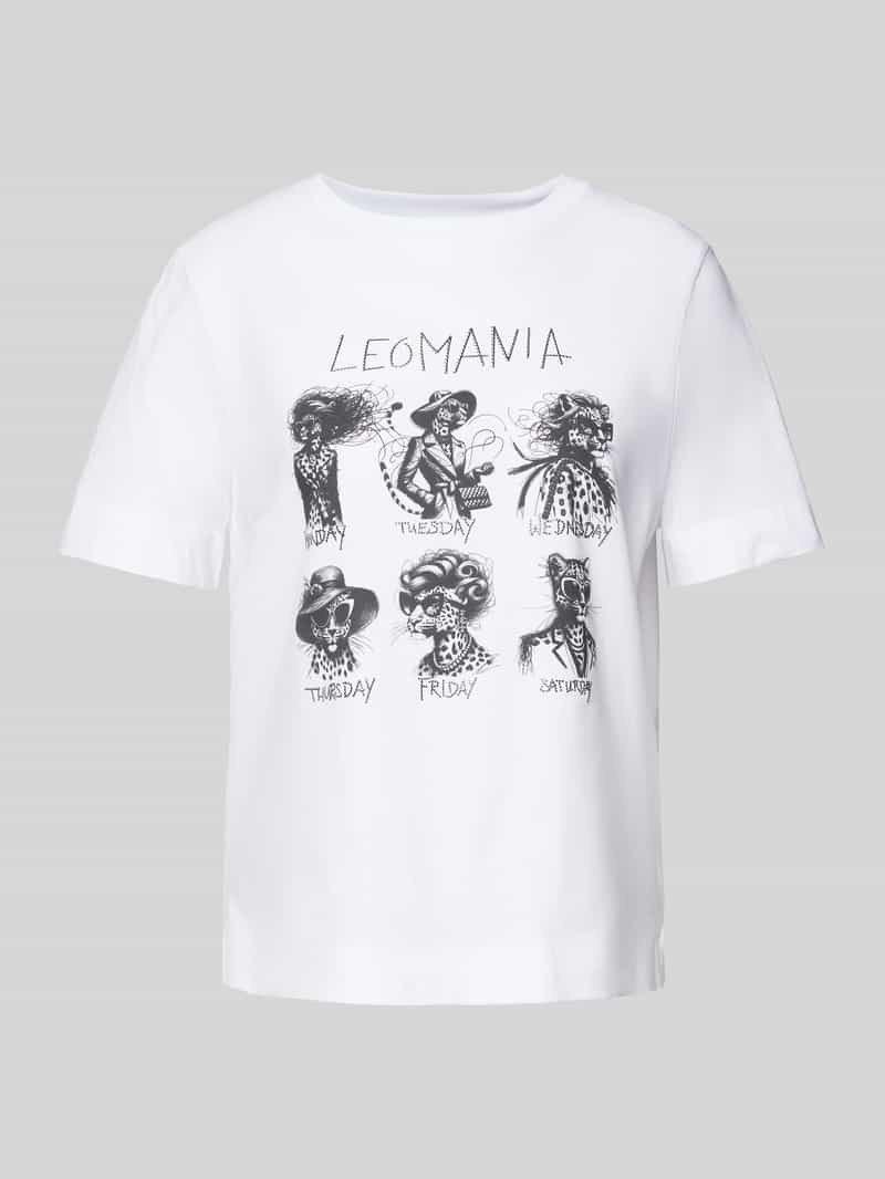 Rich & Royal Shirt met korte mouwen Print Leomania