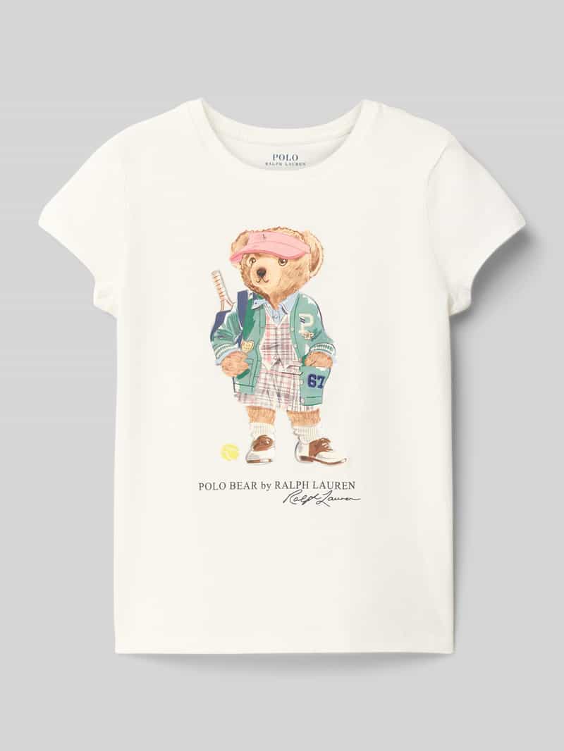 Polo Ralph Lauren Teens T-shirt met label- en motiefprint