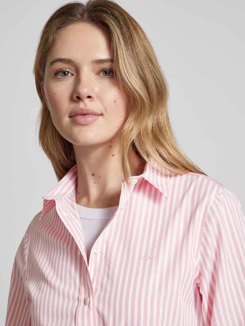 Gant Overhemdblouse met labelstitching