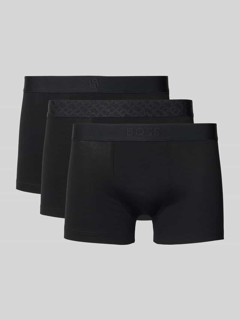 Boss Slim fit boxershort van katoenmix in een set van 3 stuks