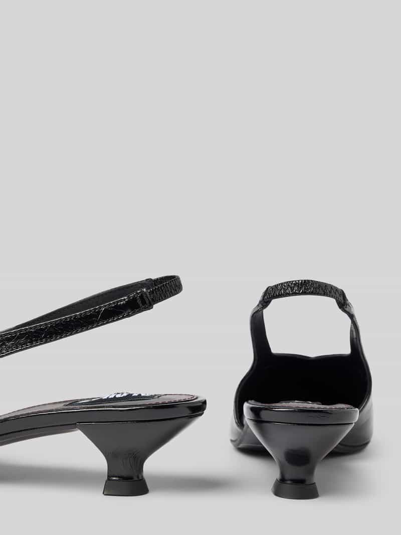 ALOHAS Pumps van leer met elastisch riempje model 'Eros'