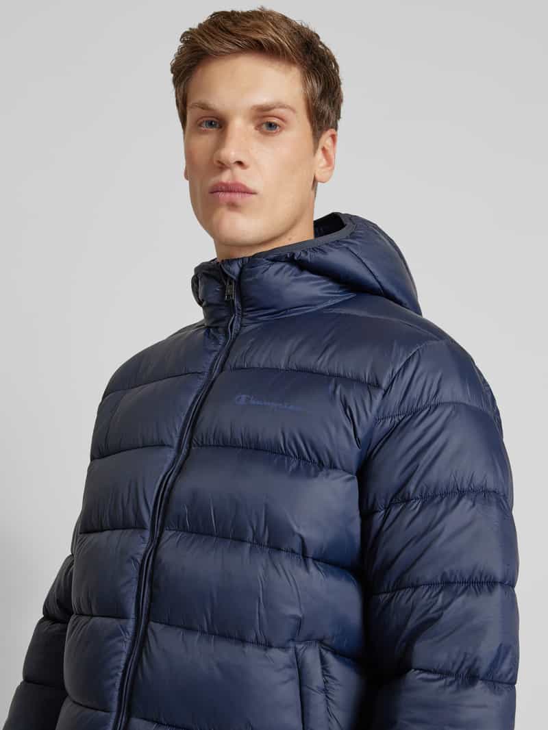 Champion Gewatteerd jack met labelprint
