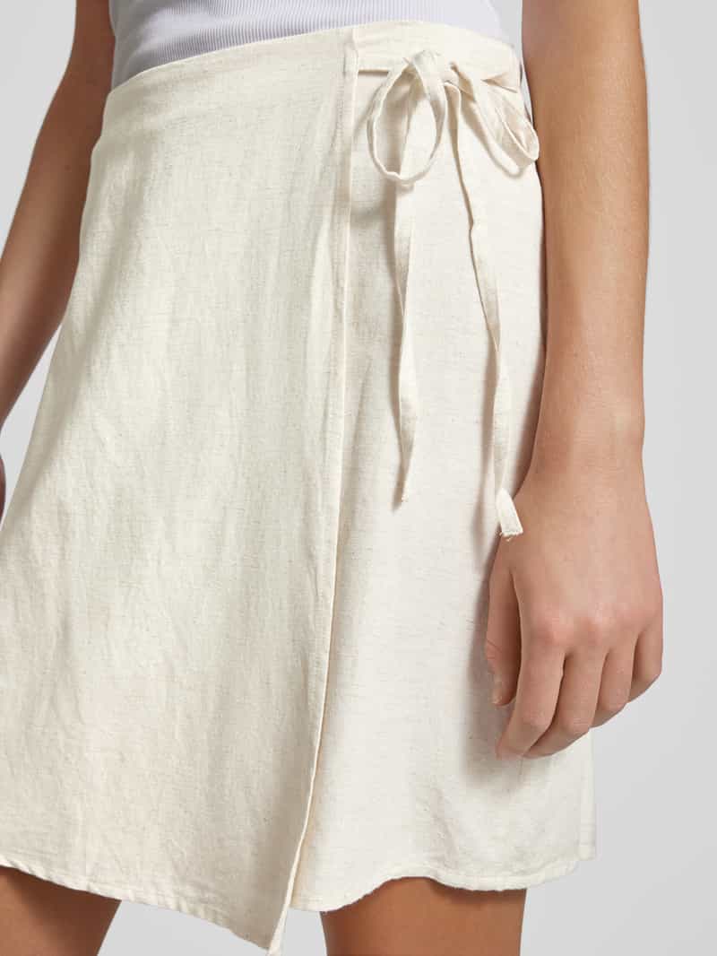 Pieces Wikkelrok in effen design model 'KAREN'