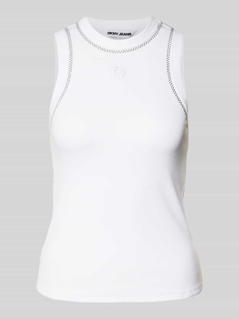 DKNY Tanktop met strass-steentjes