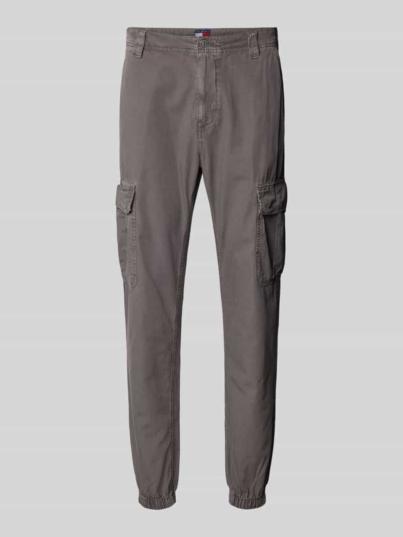 Tommy Jeans Cargobroek met labeldetail model 'RYAN'