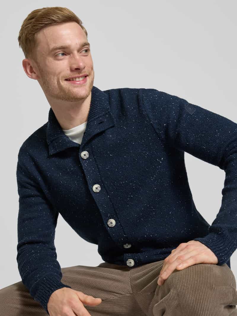 Tom Tailor Regular fit gebreid jack met katoen