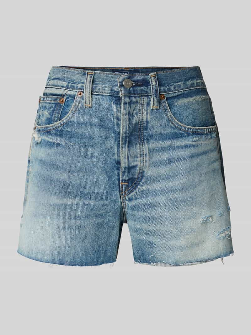 Polo Ralph Lauren Korte regular fit jeans in destroyed-look