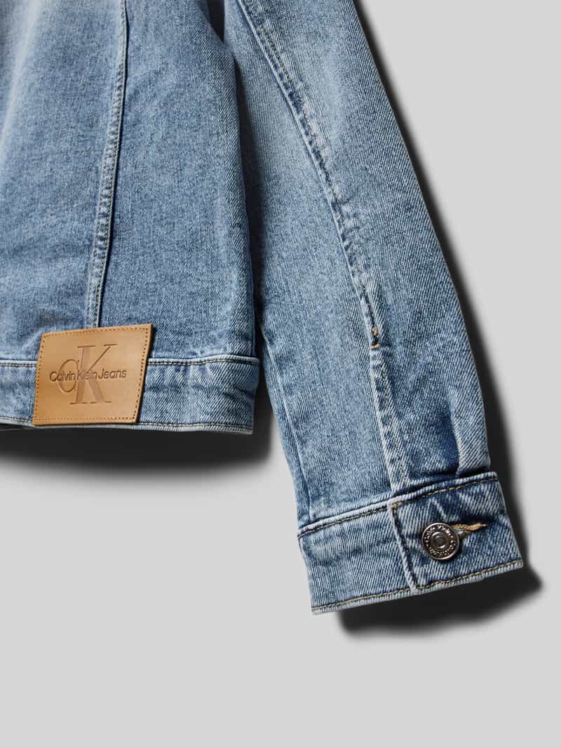Calvin Klein Jeans Jeansjack met borstzakken model 'CLOUDY'