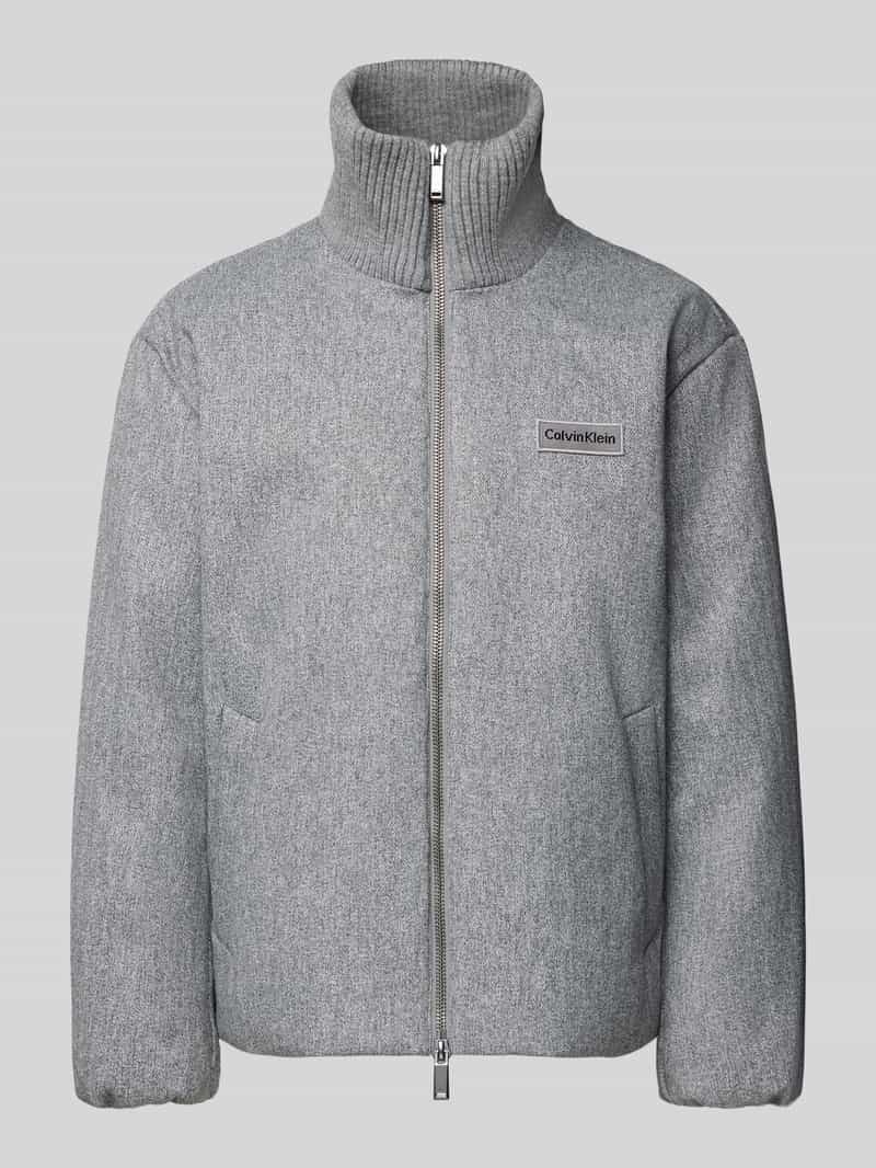 CK Calvin Klein Jack met opstaande kraag en tweewegsritssluiting