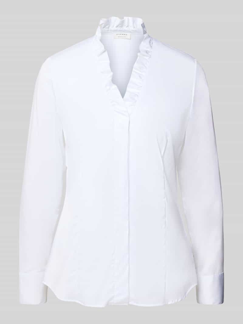 Eterna Overhemdblouse met V-hals