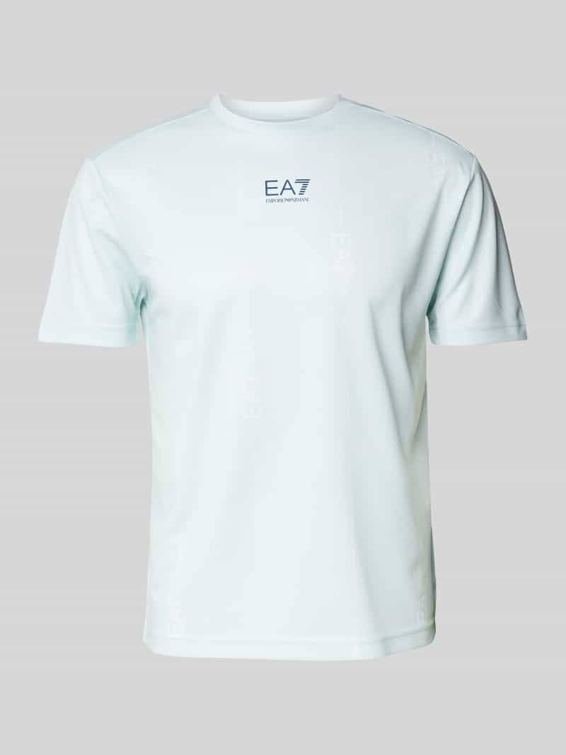 EA7 Emporio Armani T-shirt met labelprint