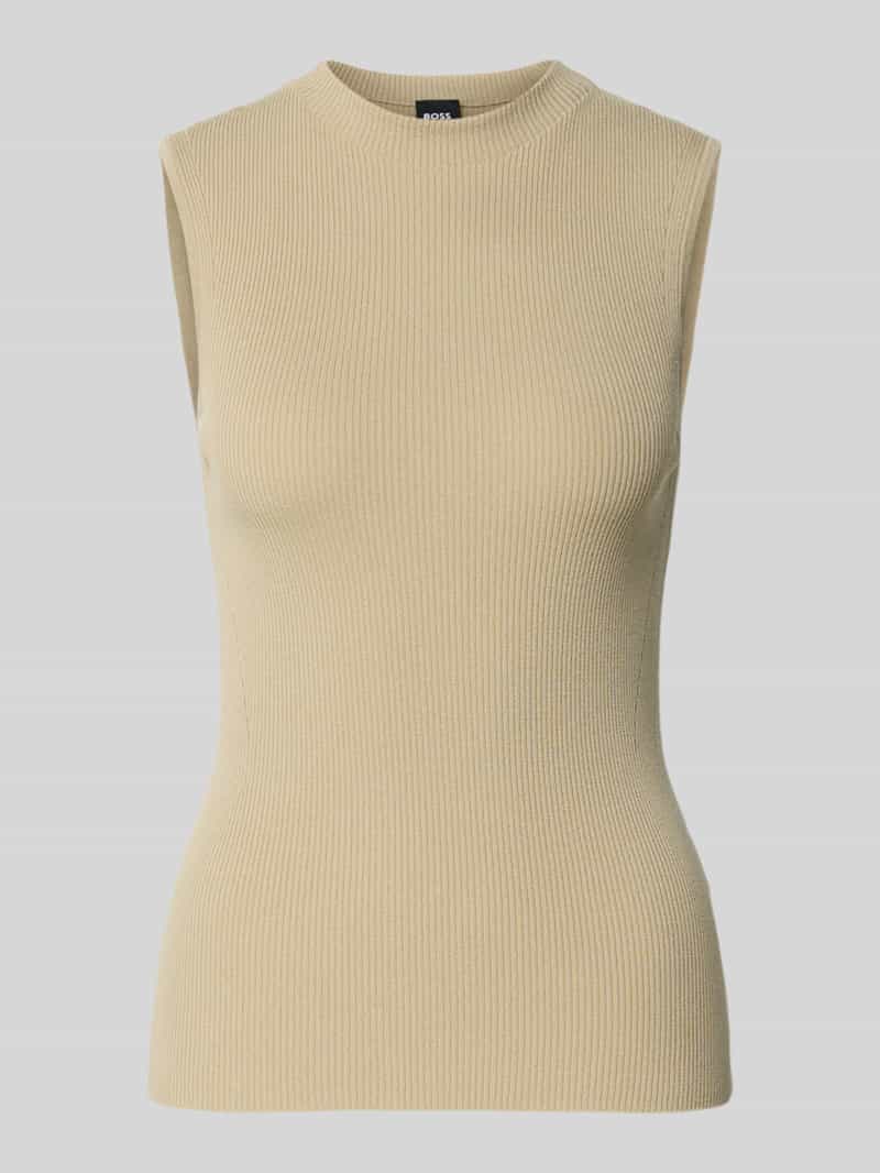 Boss Slim fit top van viscosemix model 'FESKIES'
