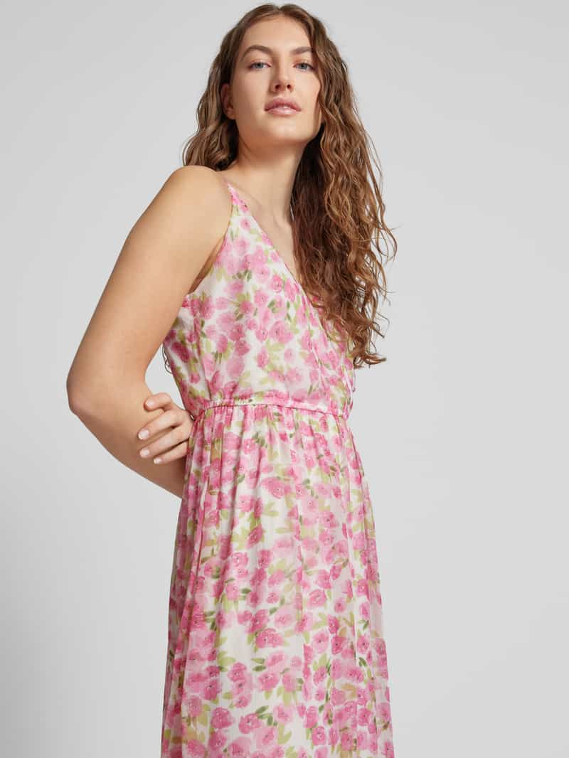 Vero Moda Midi-jurk met all-over bloemenprint model 'SMILLA'
