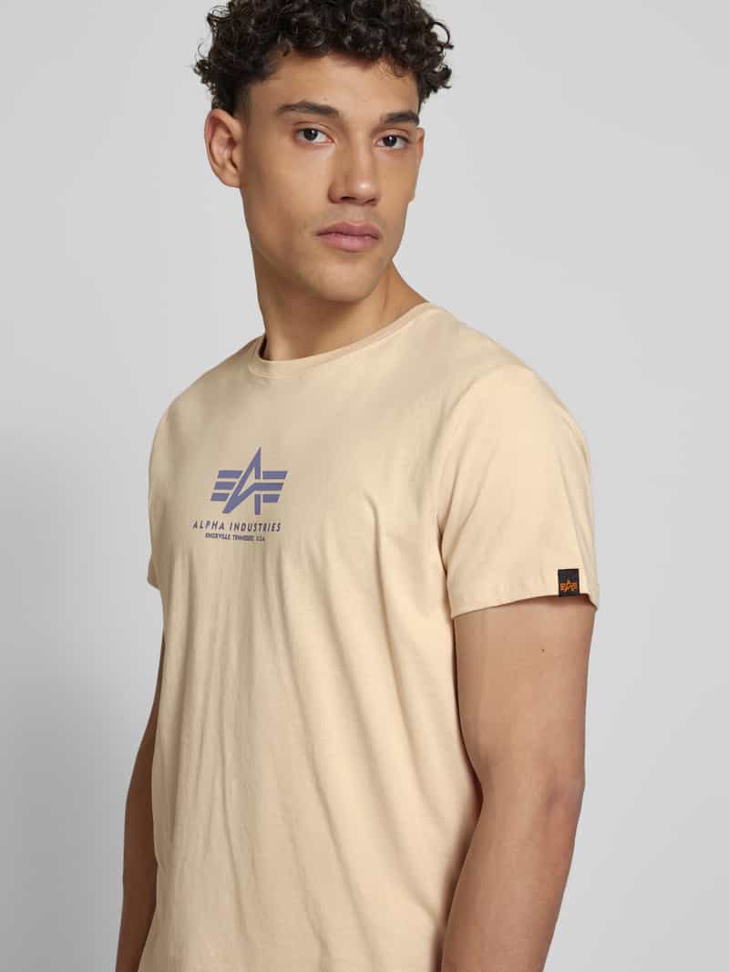alpha industries T-shirt met labelprint