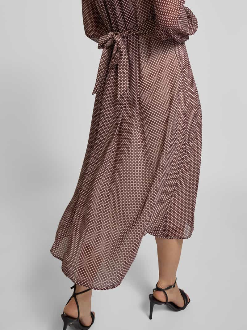 Tommy Hilfiger Midi-jurk met strikceintuur