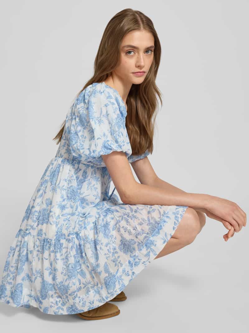 Gina Tricot Mini-jurk met pofmouwen