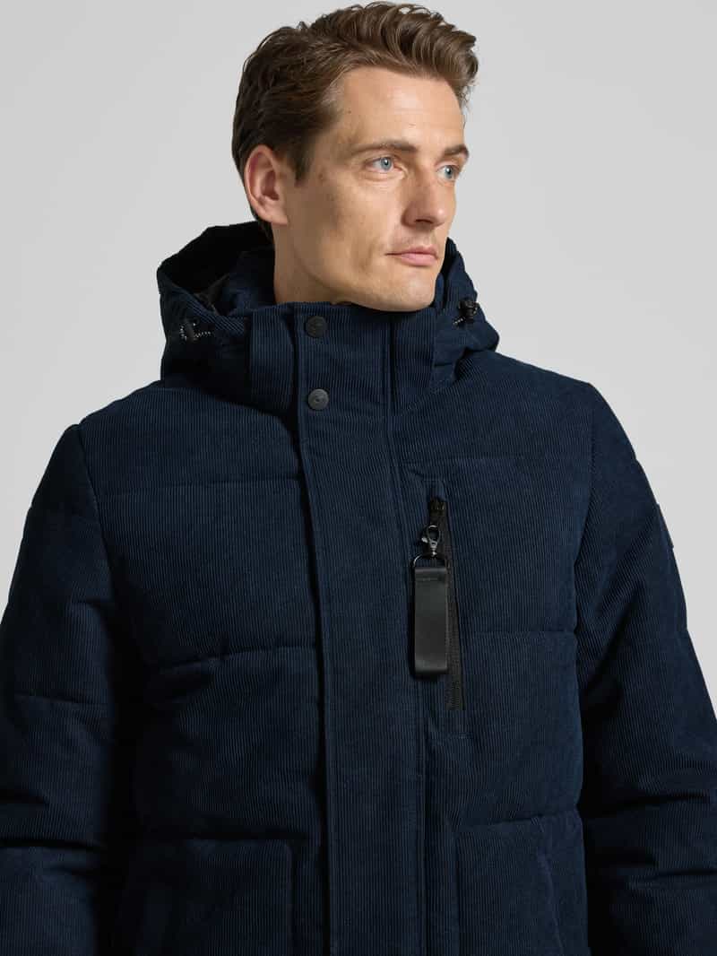 Tom Tailor Regular fit bodywarmer met afneembare capuchon