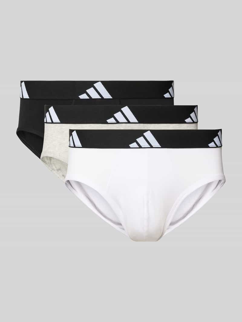 ADIDAS SPORTSWEAR Slip met elastische band met logo in een set van 3 stuks model 'Active Flex'