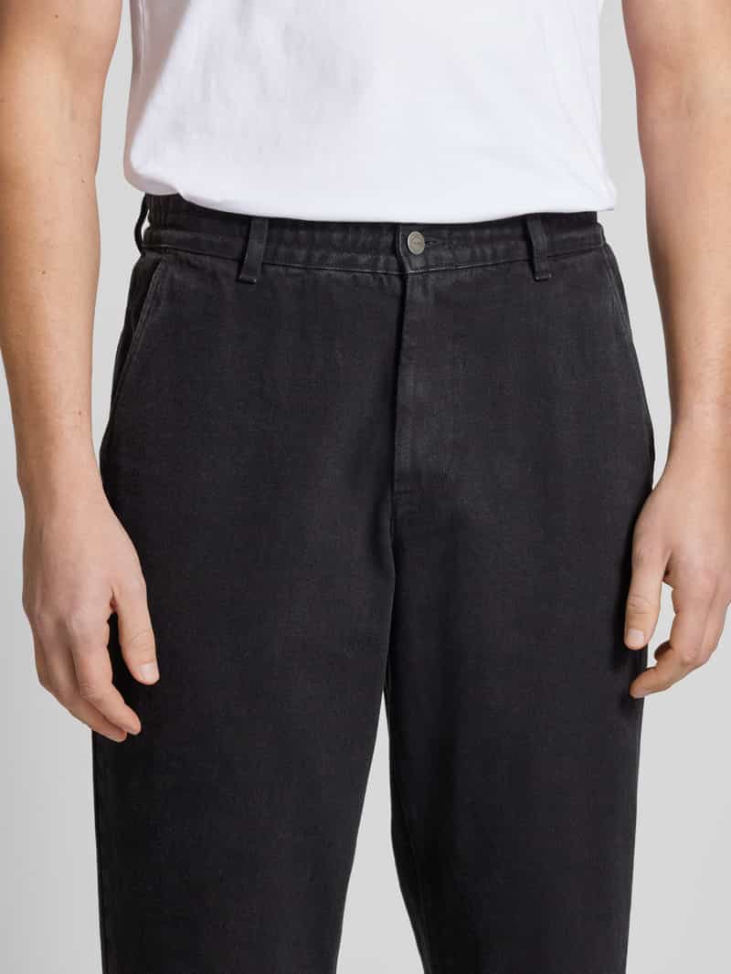 Forét Regular fit stoffen broek met elastische band model 'CLAY PANTS'
