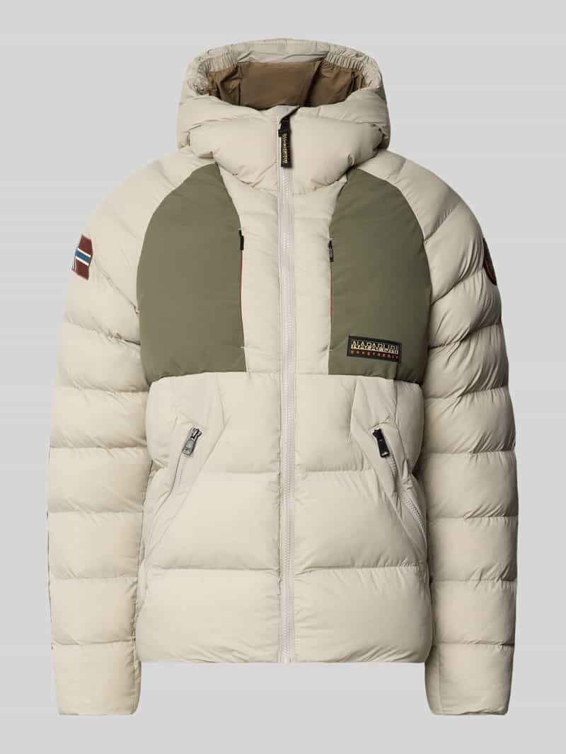 Napapijri Regular fit gewatteerd jack met logopatch model 'MOESA'