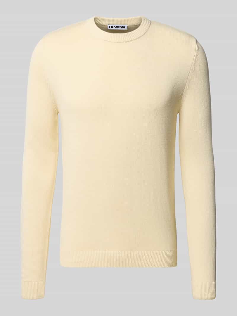 REVIEW Gebreide pullover met ronde hals