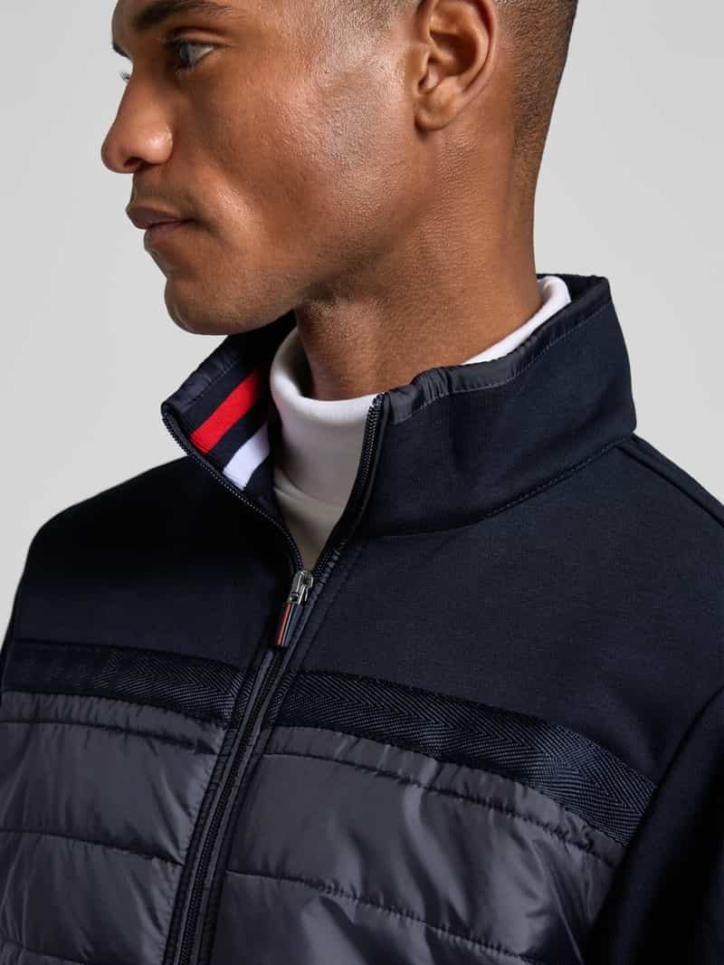 Christian Berg Men Sweatjack met opstaande kraag