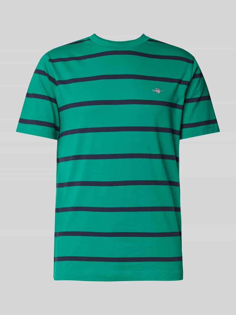 Gant T-shirt met labelstitching