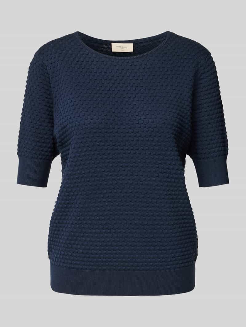 FREE QUENT Gebreide pullover met 1 2-mouwen model 'Dodo'