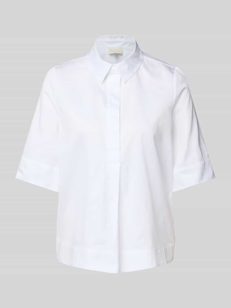 milano italy Regular fit overhemdblosue met 1 2-mouwen