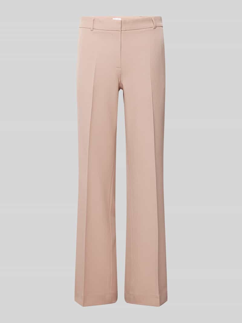 Jake*s Collection Straight leg stoffen broek met persplooien