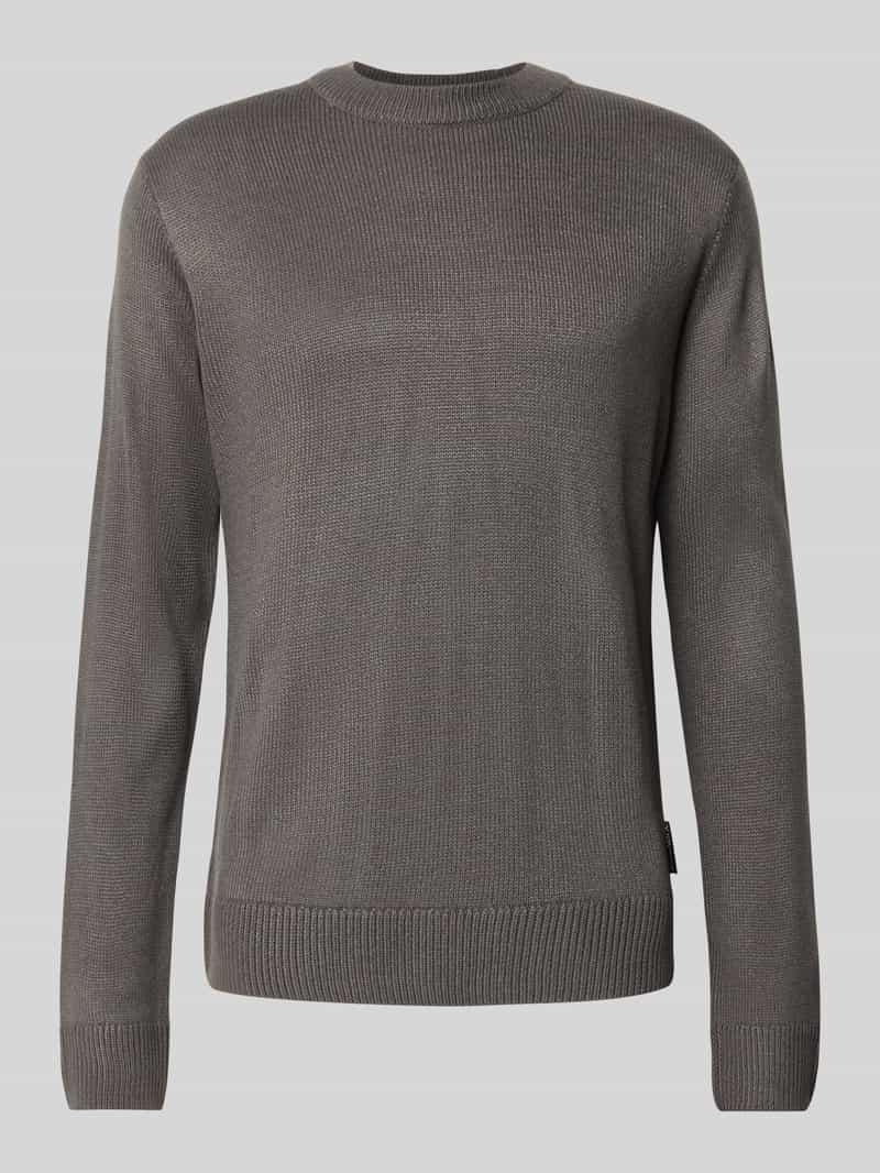 Tom Tailor Denim Regular fit gebreide pullover van ribtricot