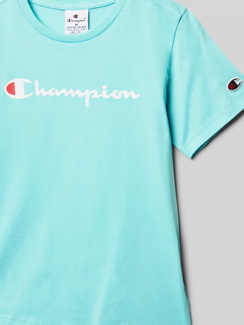 Champion T-shirt met labelprint
